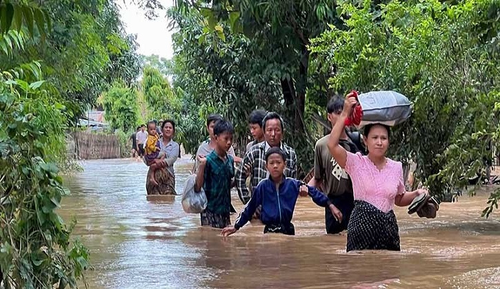 মিয়ানমারে টাইফুন ইয়াগির কারণে বন্যায়, নিহত অন্তত ২৩৬